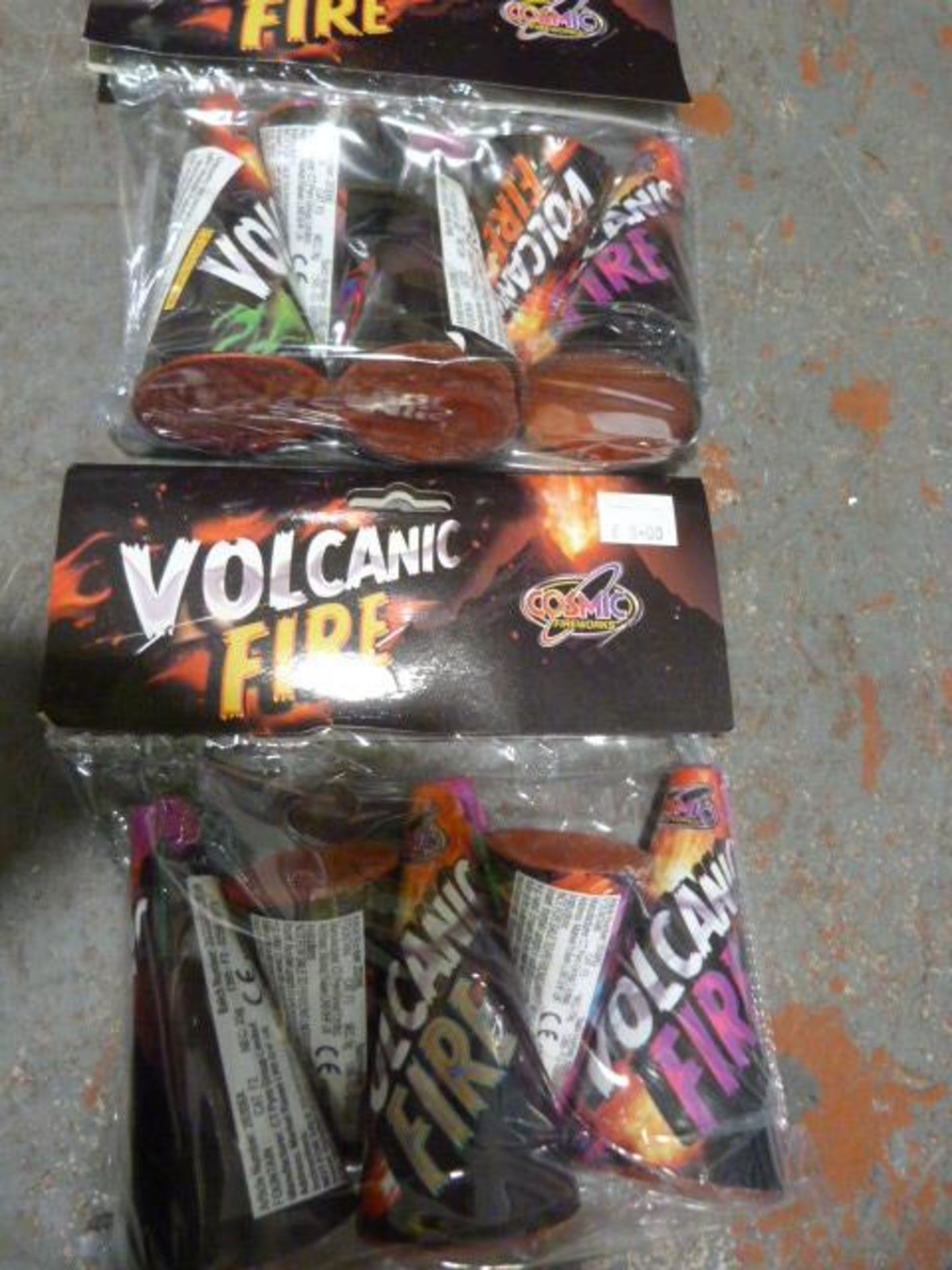 *Two Packs of 5 Volcanic Fire Fireworks
