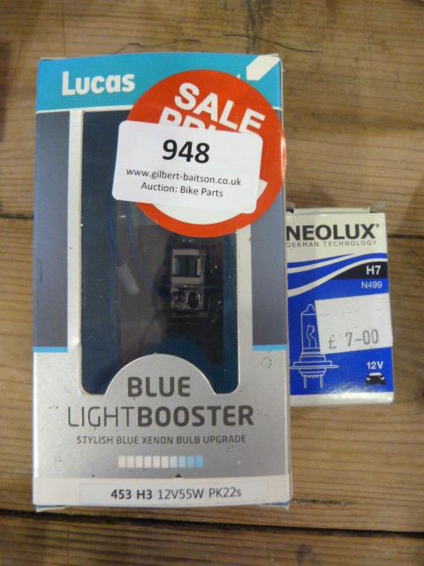 *Lucas Blue Light Booster and Neolux Bulbs