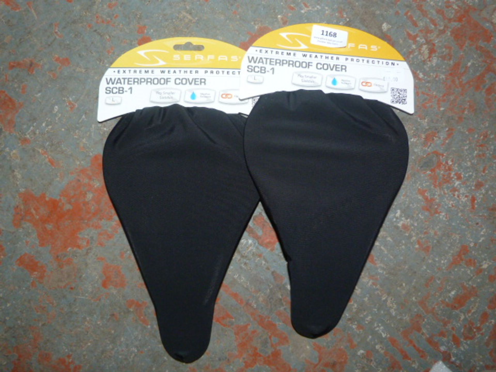 *Two Waterproof Bicycle Seat Covers