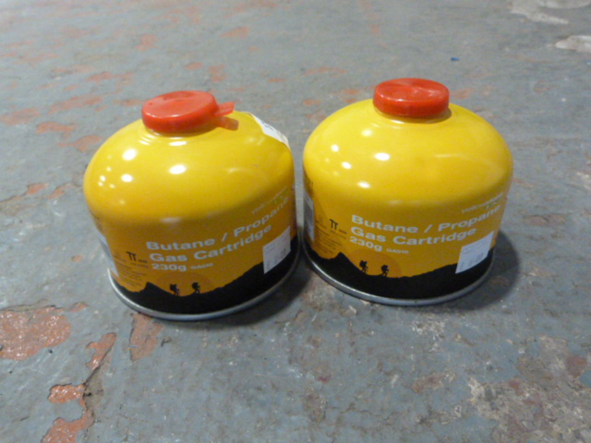 *Two 230g Butane Gas Cartridges