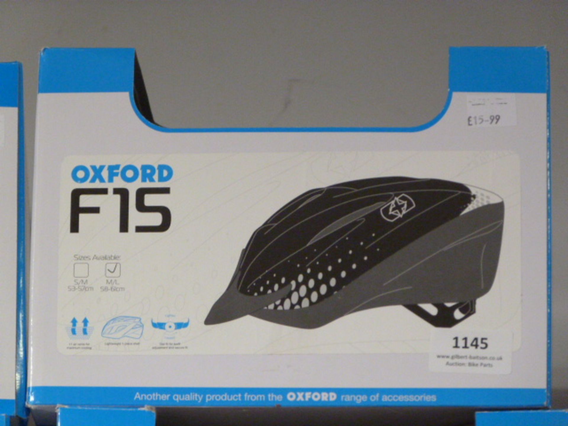 *Oxford F15 Bicycle Helmet Size: M/L