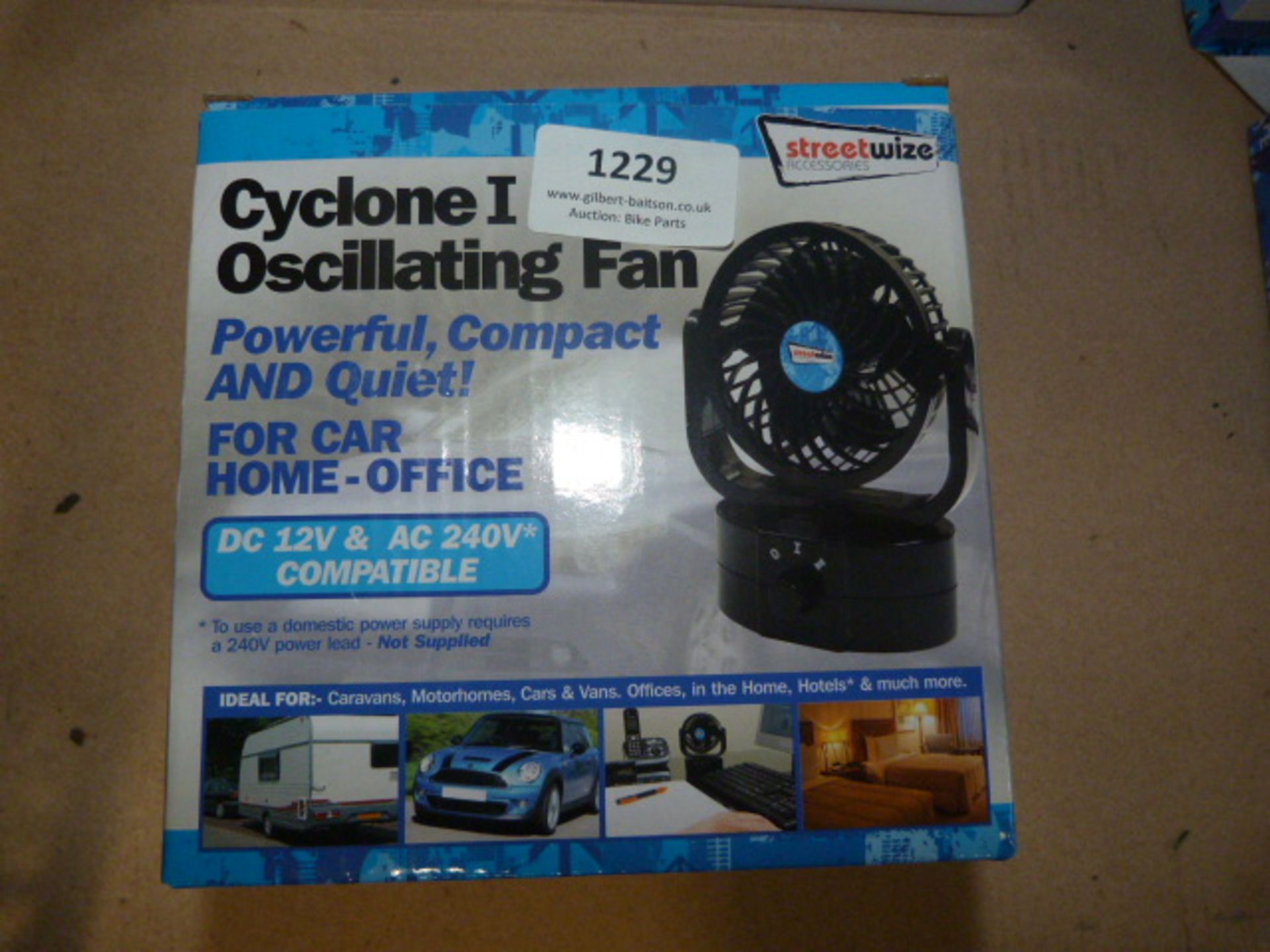 *Cyclone 1 Oscillating Fan