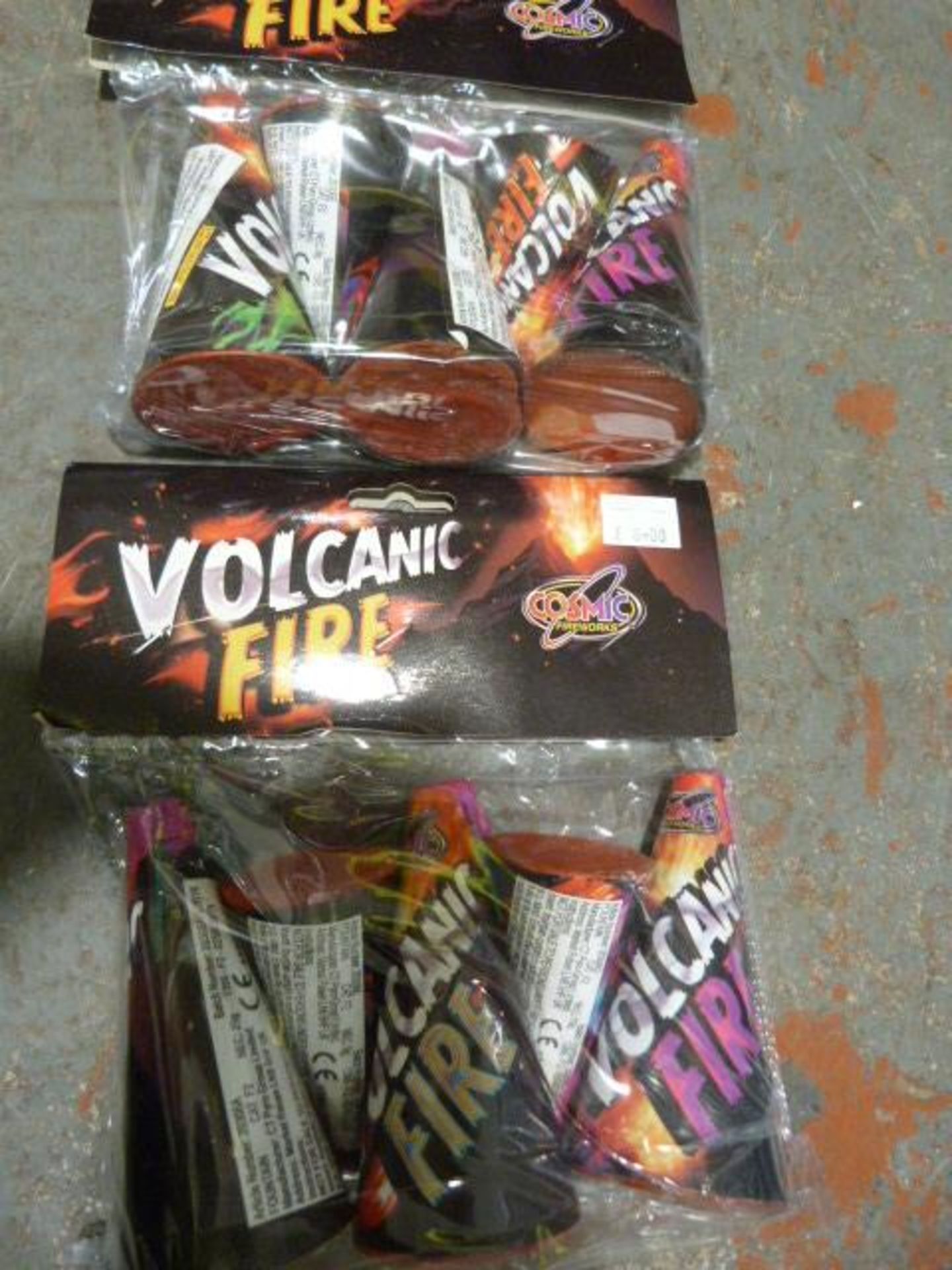 *Two Packs of 5 Volcanic Fire Fireworks