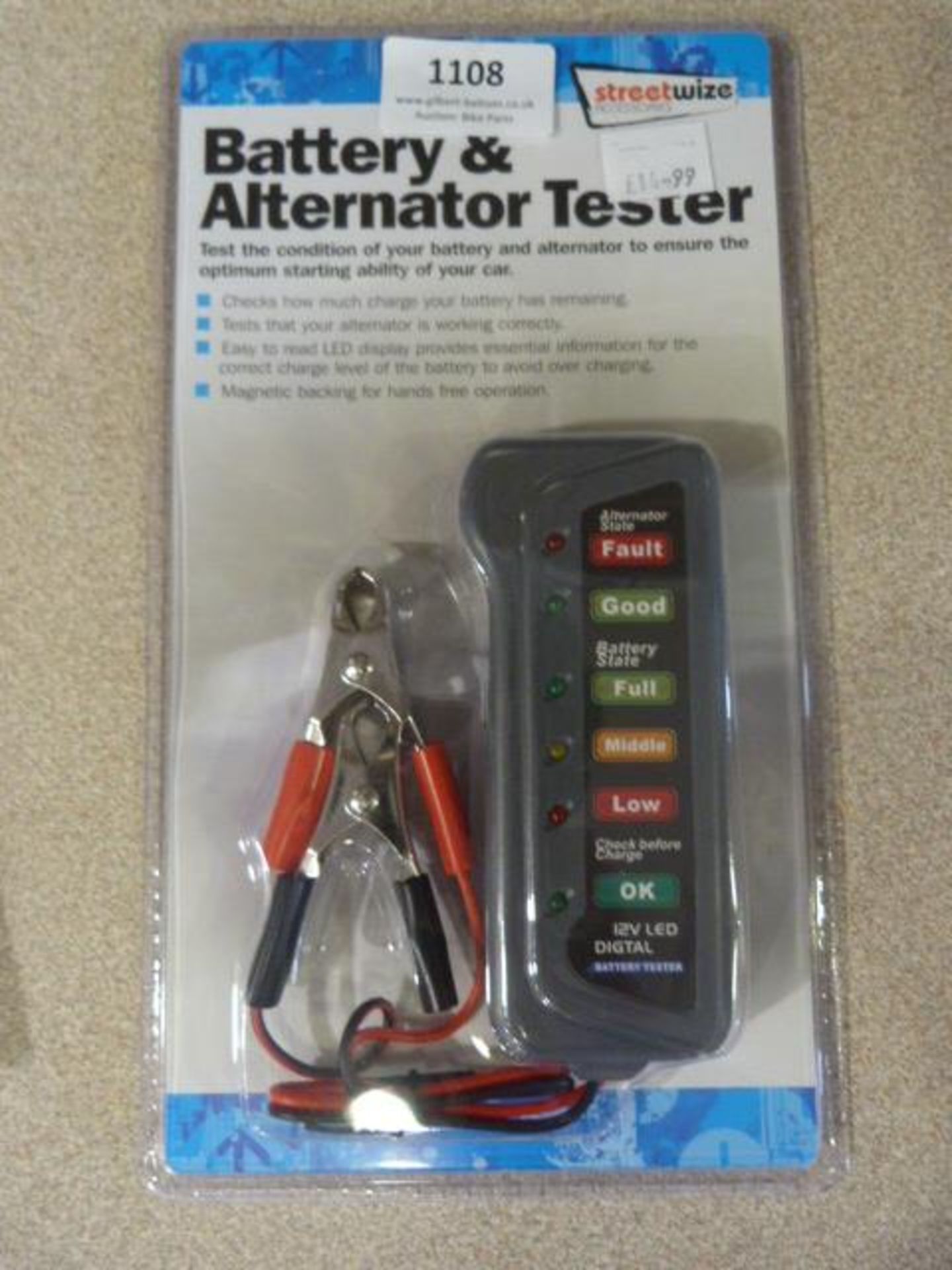 *Battery and Alternator Tester