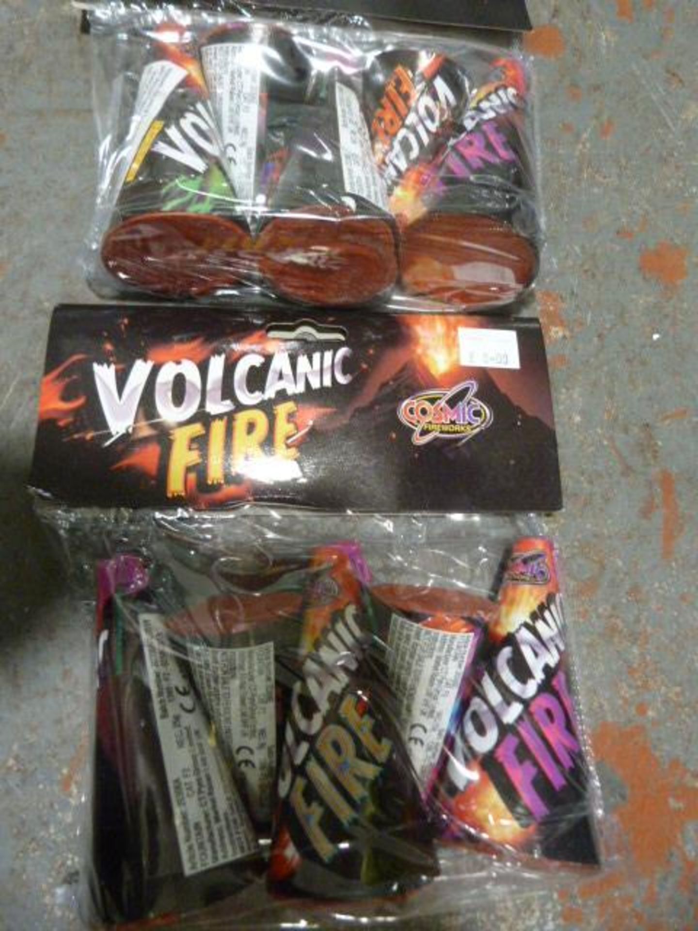 *Two Packs of 5 Volcanic Fire Fireworks