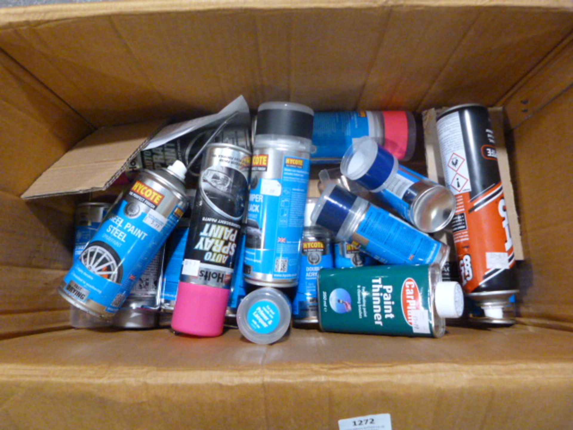 *Box of Assorted Spray Paints