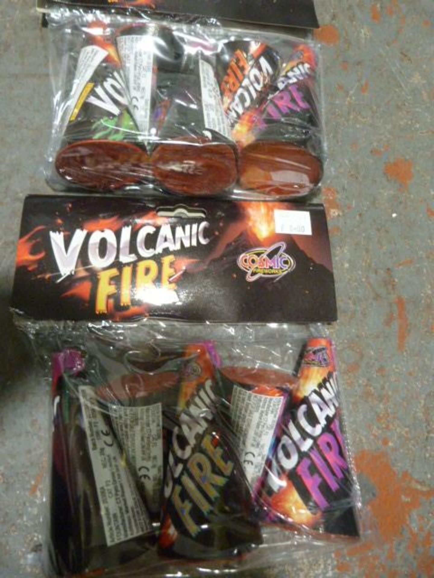 *Two Packs of 5 Volcanic Fire Fireworks