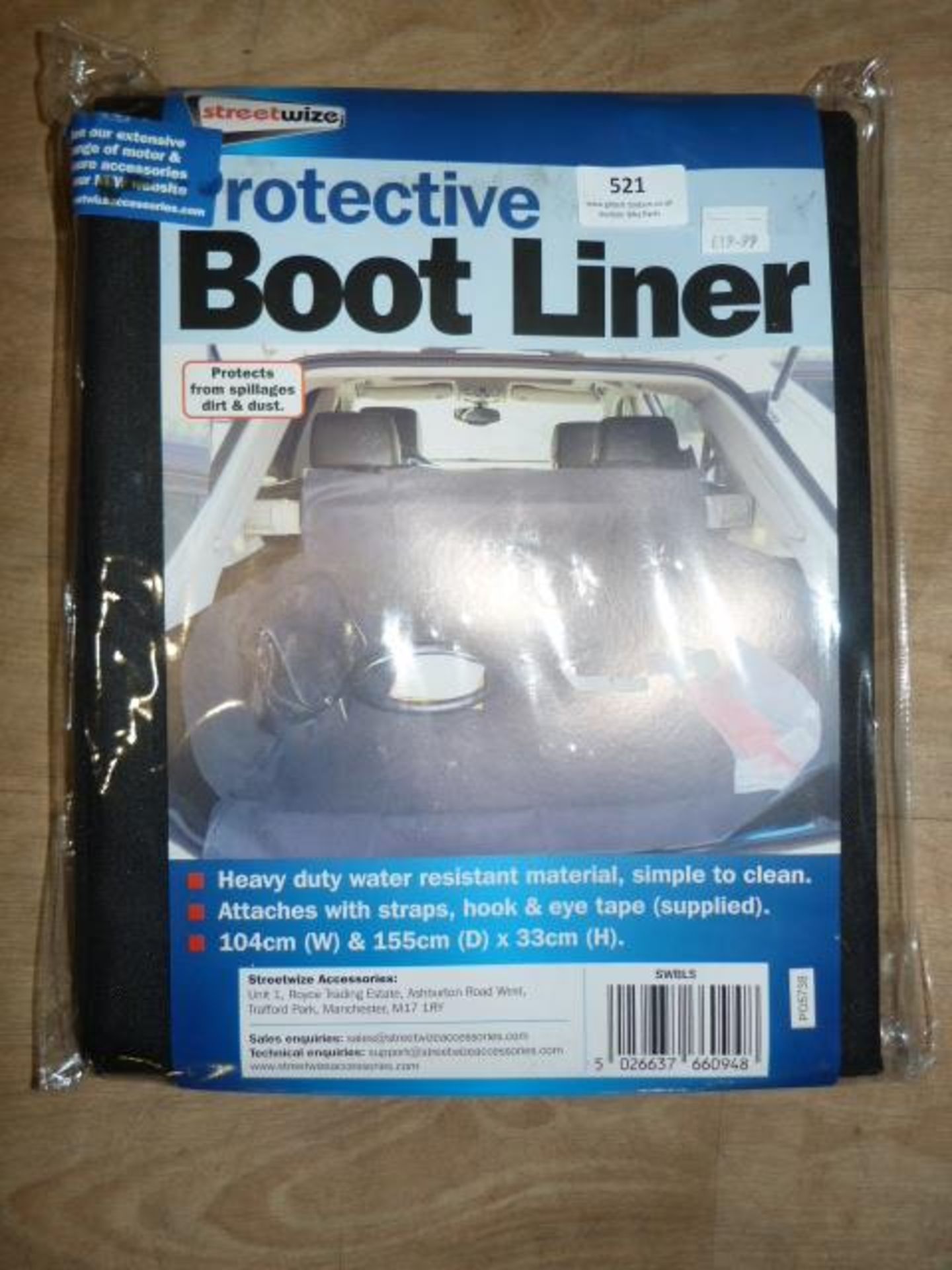 *Boot Liner