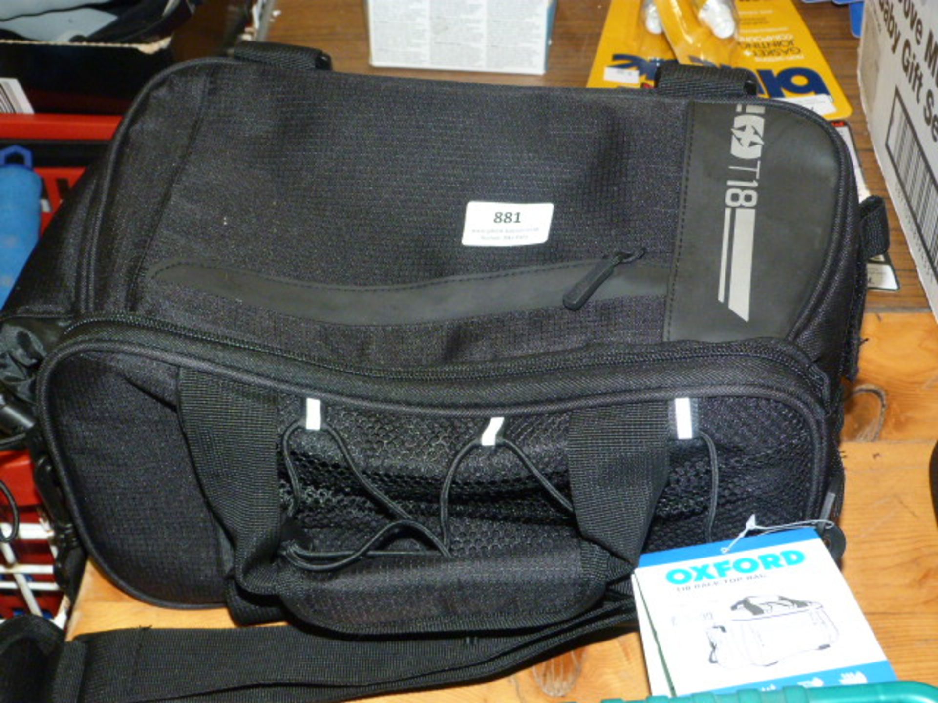 *Oxford T18 Rack Top Bag