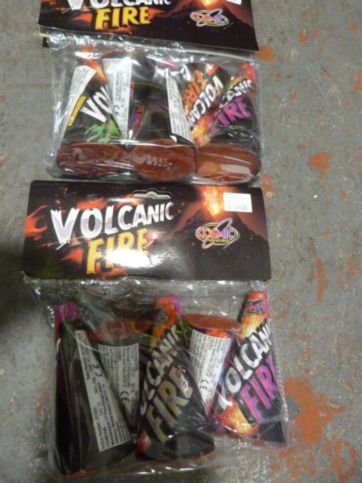 *Two Packs of 5 Volcanic Fire Fireworks