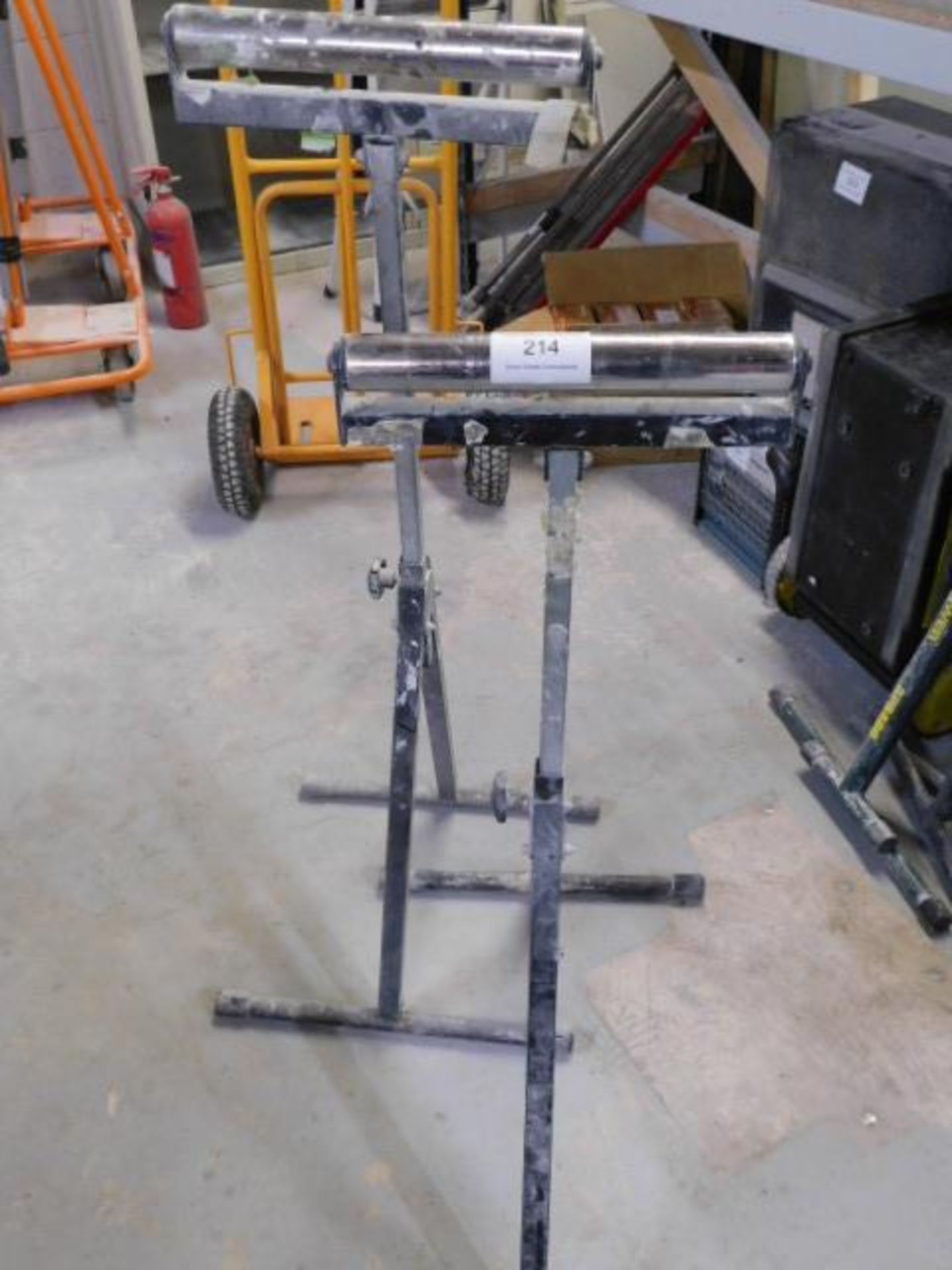 *Adjustable roller stands