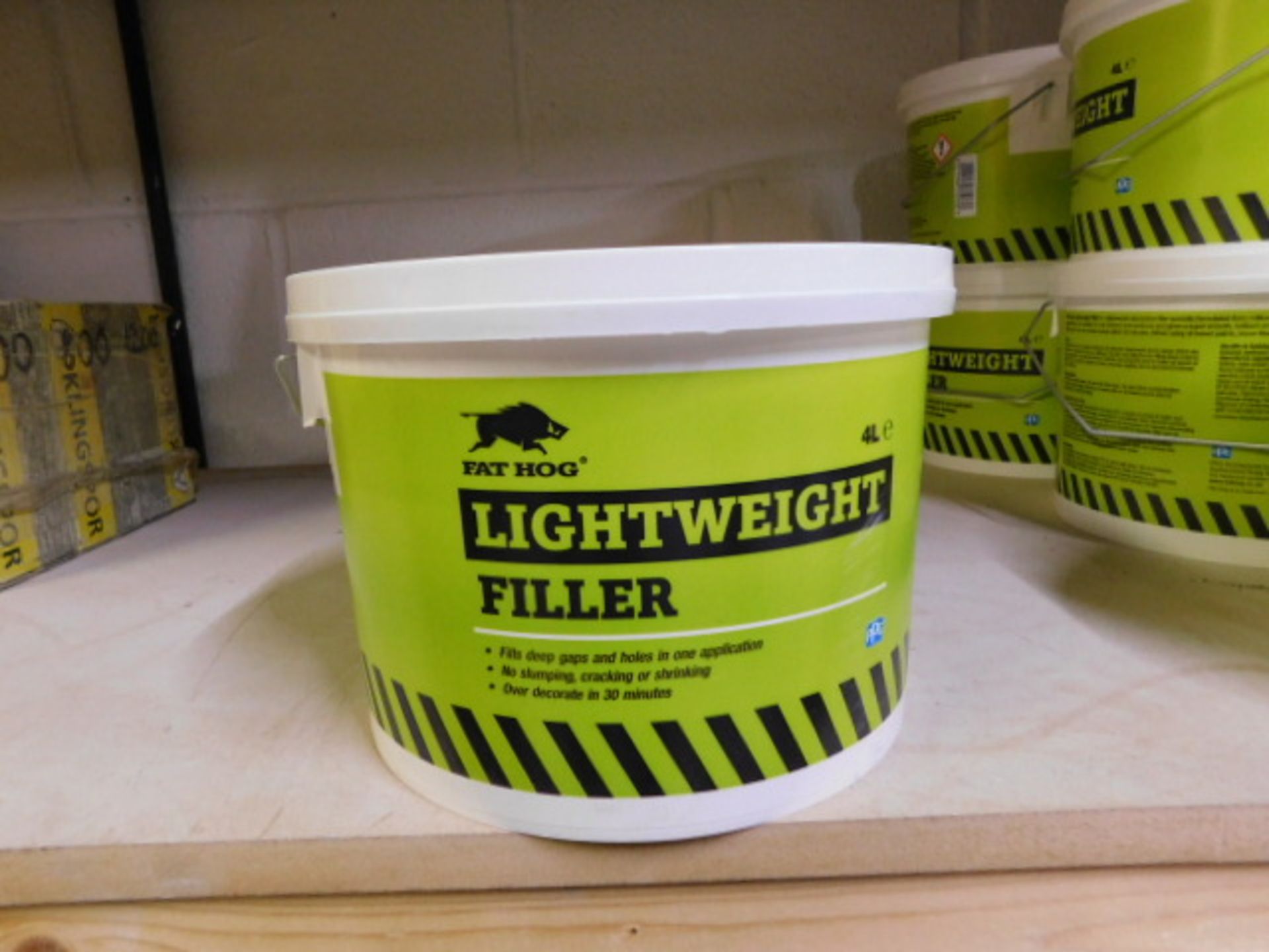 * 6x4Ltr Fat Hog Lightweight filler