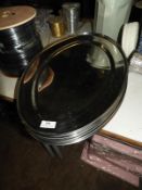 *Eleven Stainless Steel Oval Platters