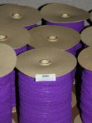 *Three Rolls of Purple Elasticated Braid Edging