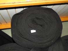 *Large Roll of Black Ribbed Jersey Style Fabric