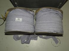 *Two Rolls of Lilac Lace Edging
