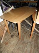 *Ash Dining Table on Square Tapered Beech Legs