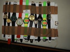 *10 Assorted Fashion Watches