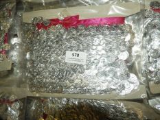 *Three Packs of Faux Silver Coin Edging