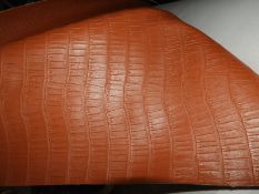 *50m Roll Terracotta Faux Leather Waterproof Uphol