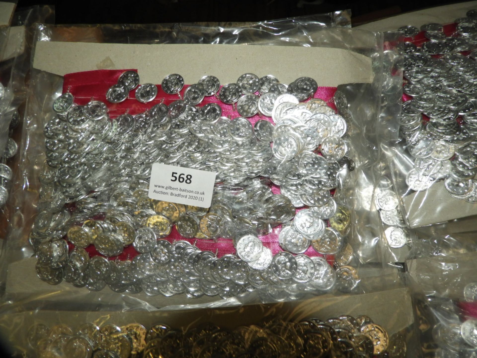*Three Packs of Faux Silver Coin Edging