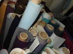 *~40 Rolls of Leatherette and Rexion Style Fabric