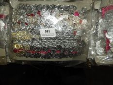 *Three Packs of Faux Silver Coin Edging