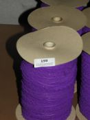 *Three Rolls of Purple Elasticated Braid Edging