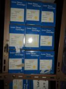 *Nine Laser Toner Cartridges OC710 (Yellow)