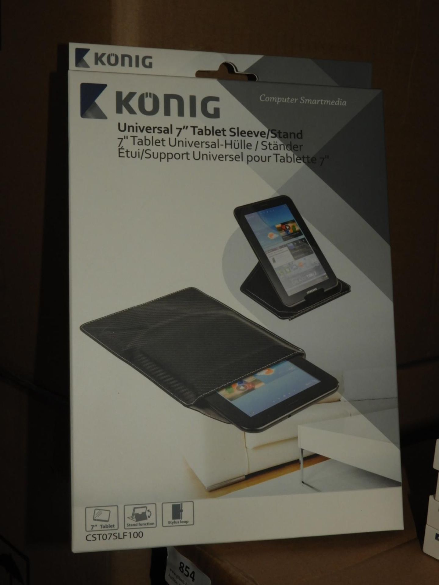 *Box of 50 Konig Universal 7" Table Sleeves with S