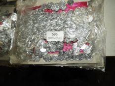 *Three Packs of Faux Silver Coin Edging