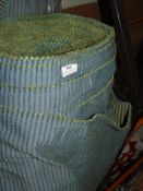 *75m Roll of Blue/Green Upholstery Cloth