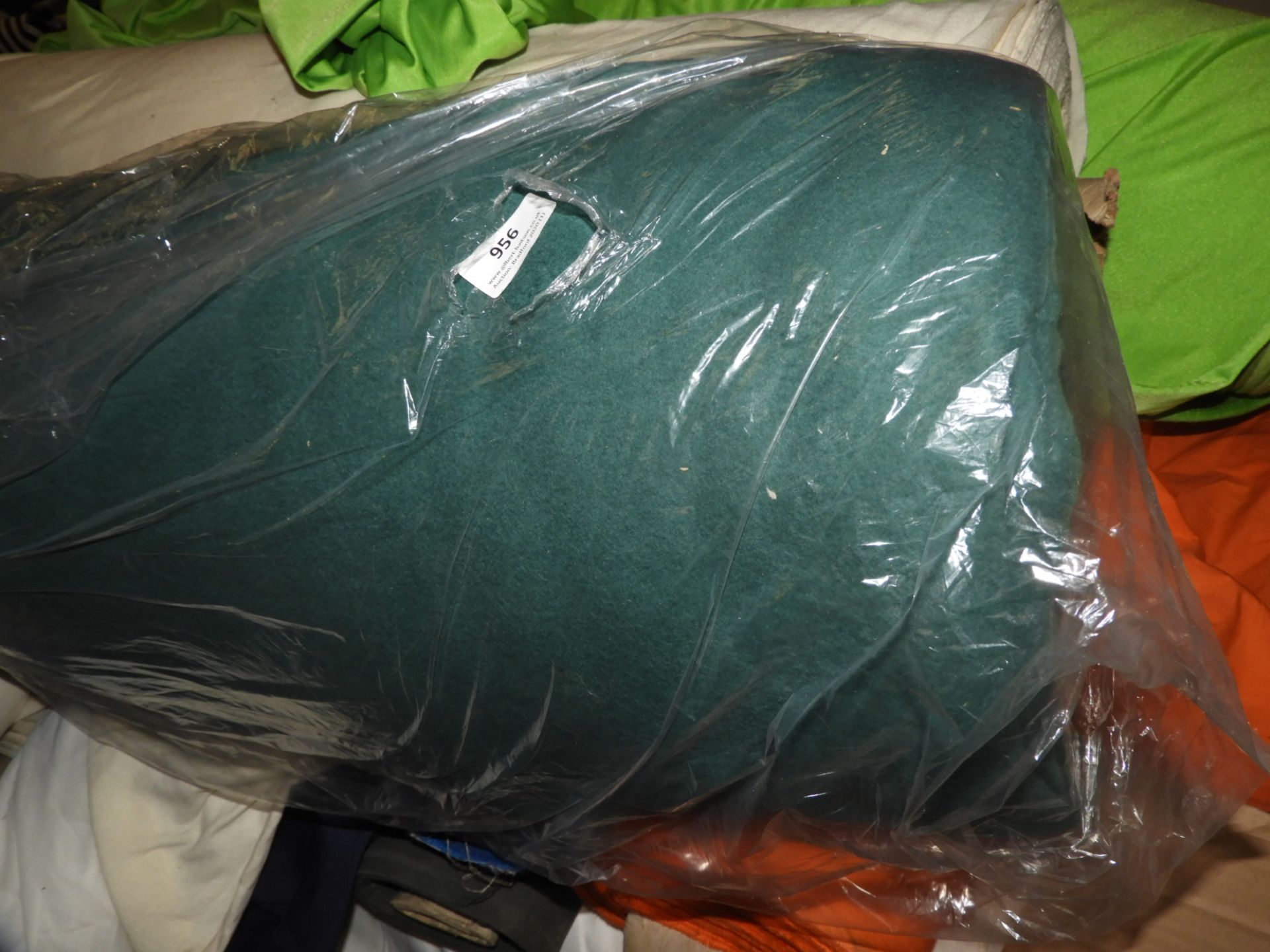 *Roll of Emerald Green Jersey Style Fleece Fabric