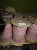 *Three Rolls of Pink Lace Edging