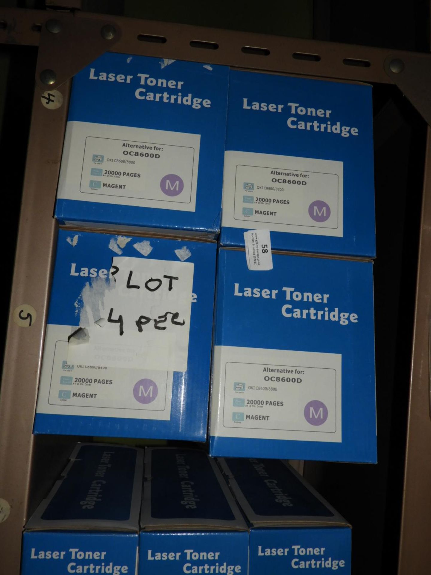 *Four Laser Toner Cartridges OC8600D