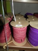 *Four Rolls of Elasticated Lace Edging