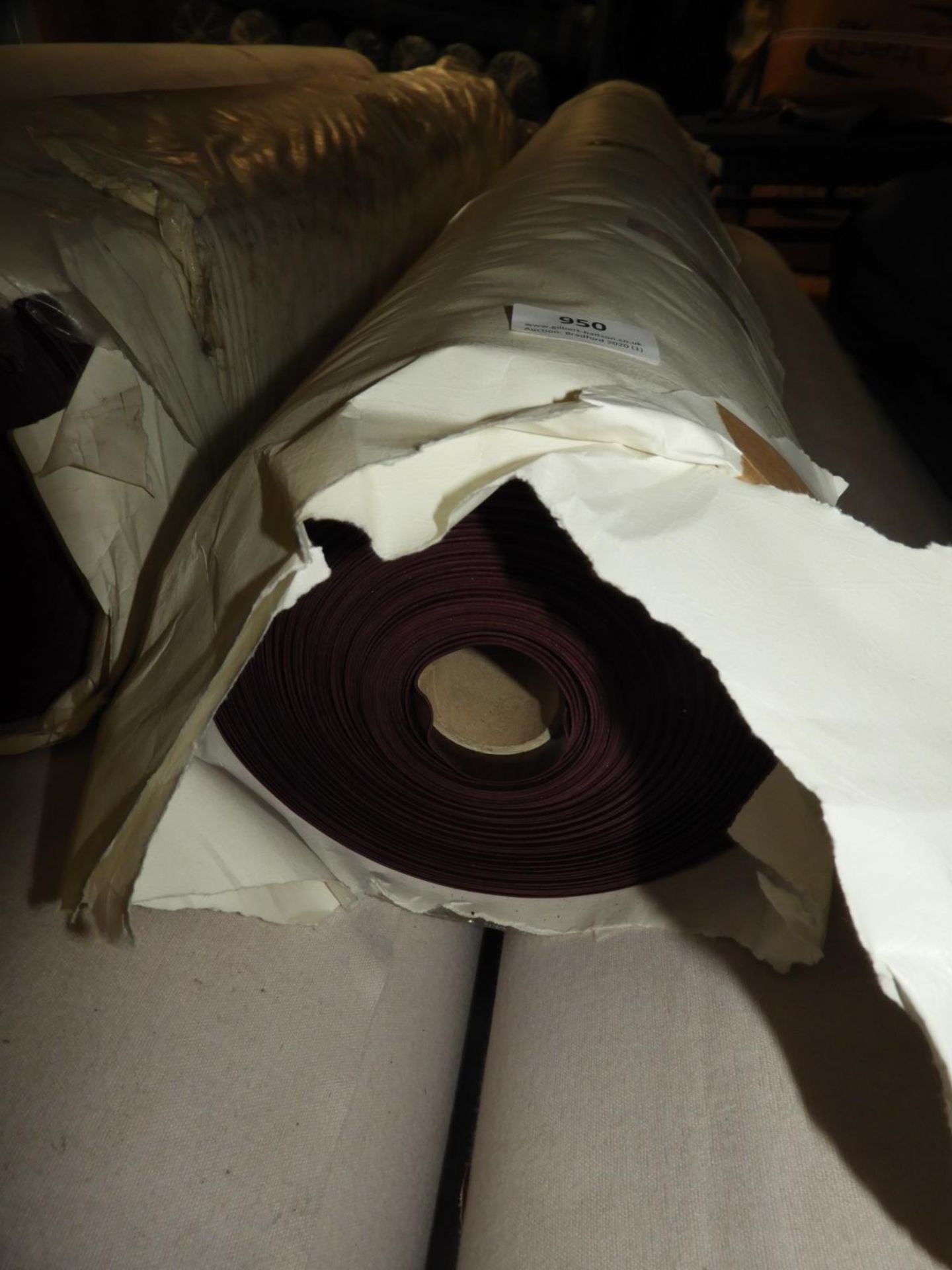 *50m Roll Burgundy Plastic Sheeting