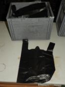 *Large Quantity of Black Plastic Carrier Bags