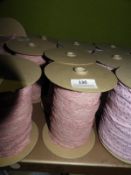 *Three Rolls of Pink Lace Edging