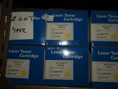 *Four Laser Toner Cartridges TK570 (Yellow)