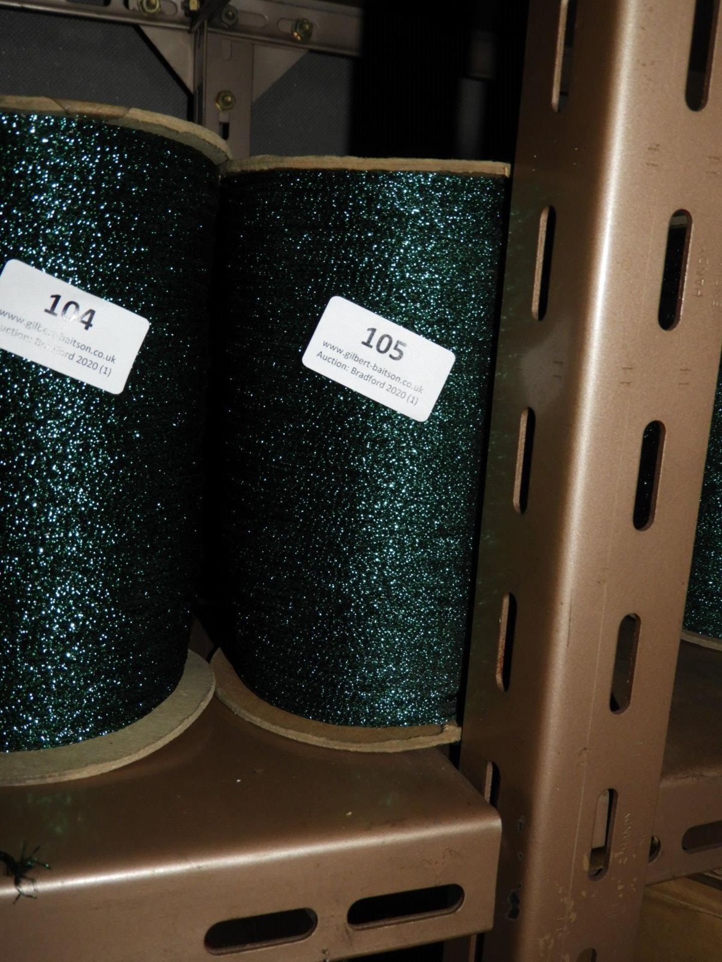 *Three Rolls of Emerald Green Metallic Thread