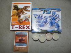 *T-Rex Construction Kit, Transformer, Slime and a