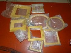 *Quantity of Small Assorted Plastic Photo Frames
