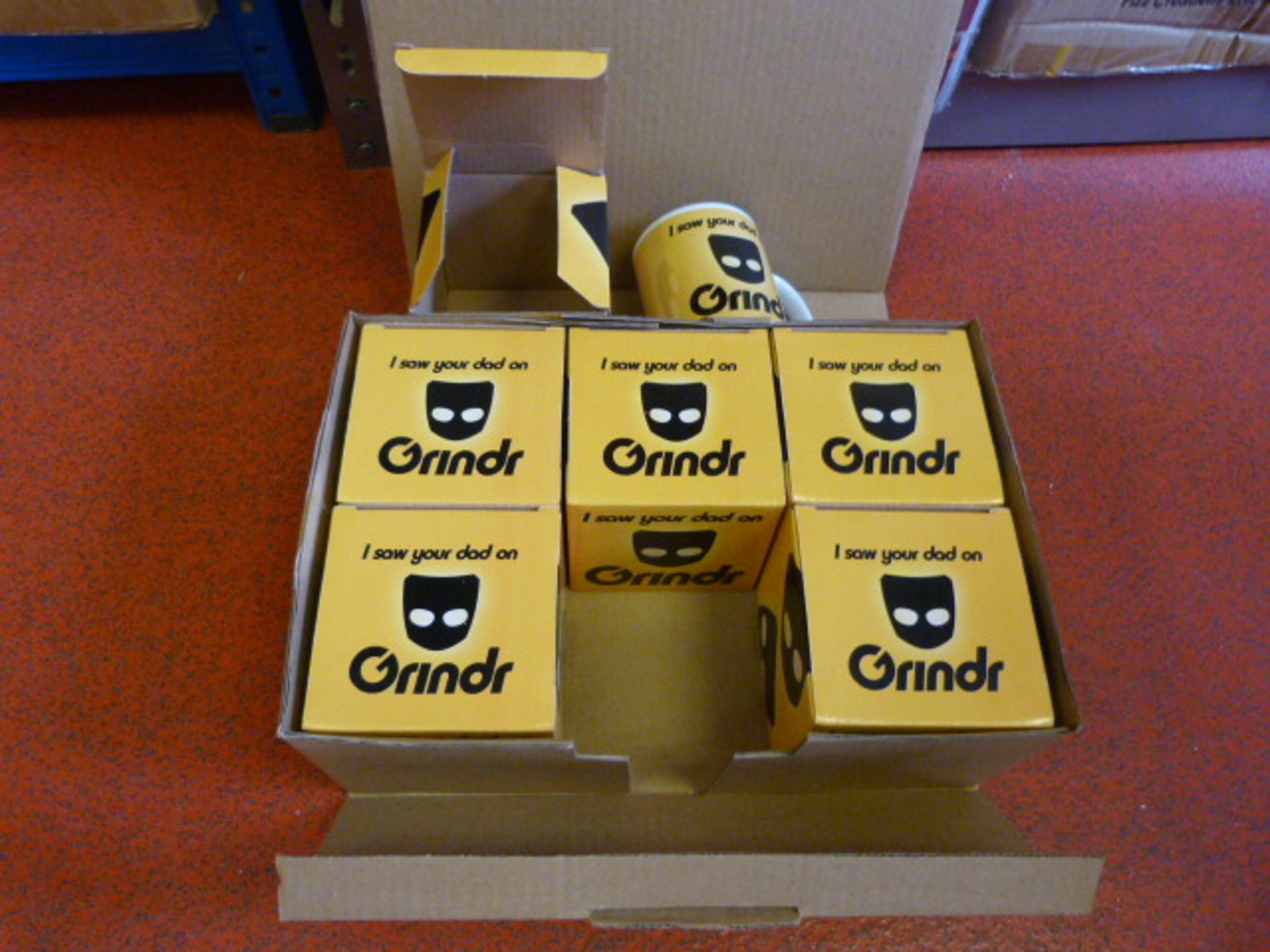 *Box of Six "Grindr" Mugs