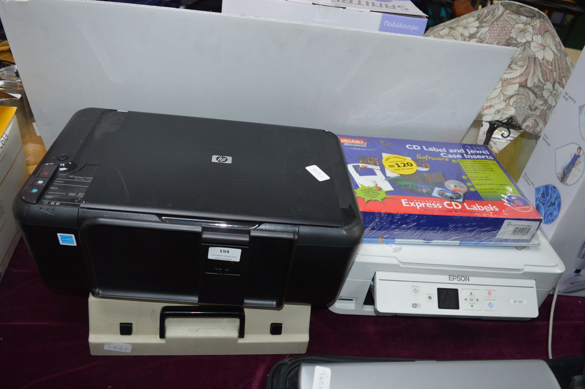 HP Deskjet Printer, Electronic Typewriter and CD L