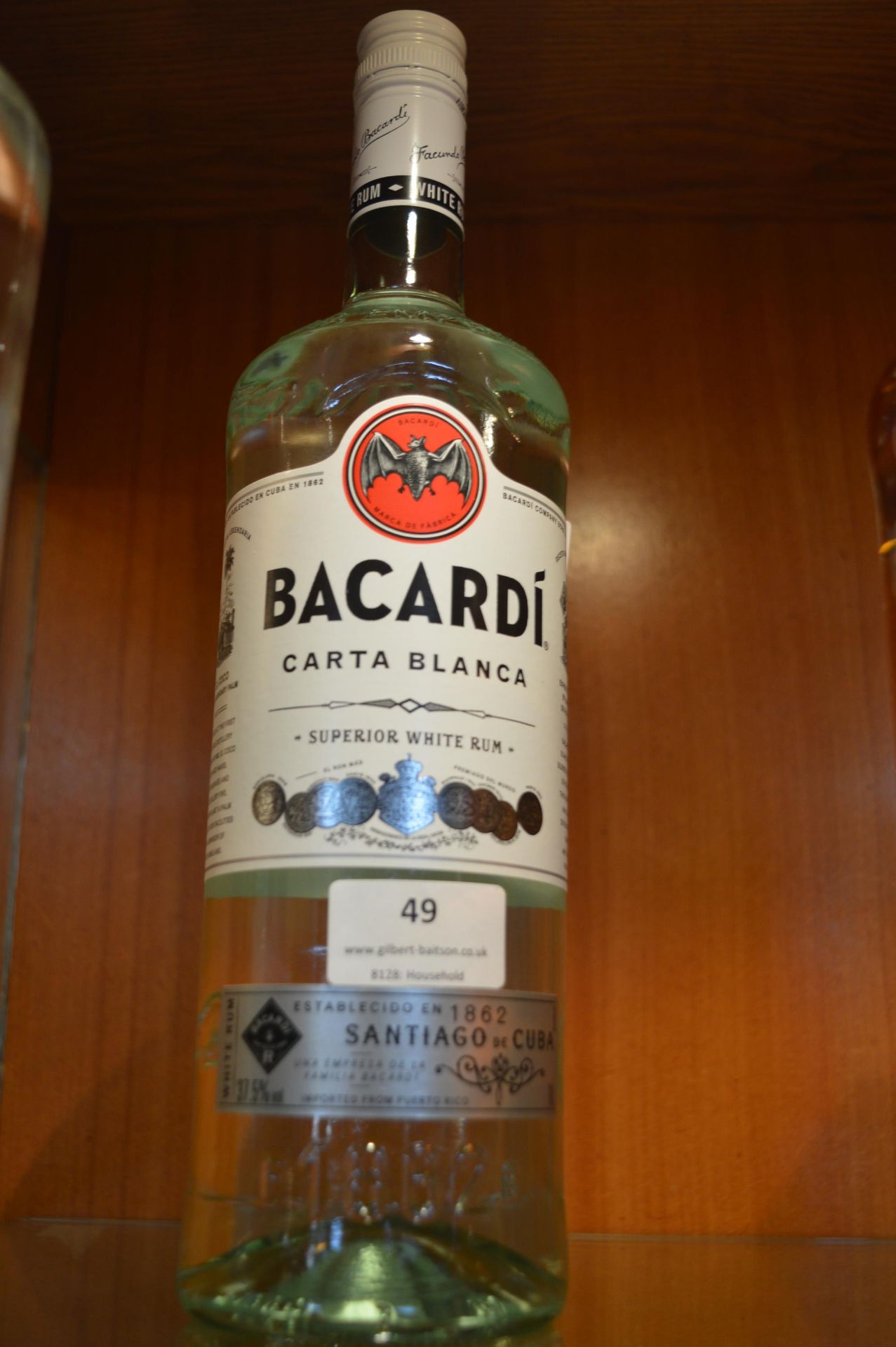 Bacardi White Rum 1L