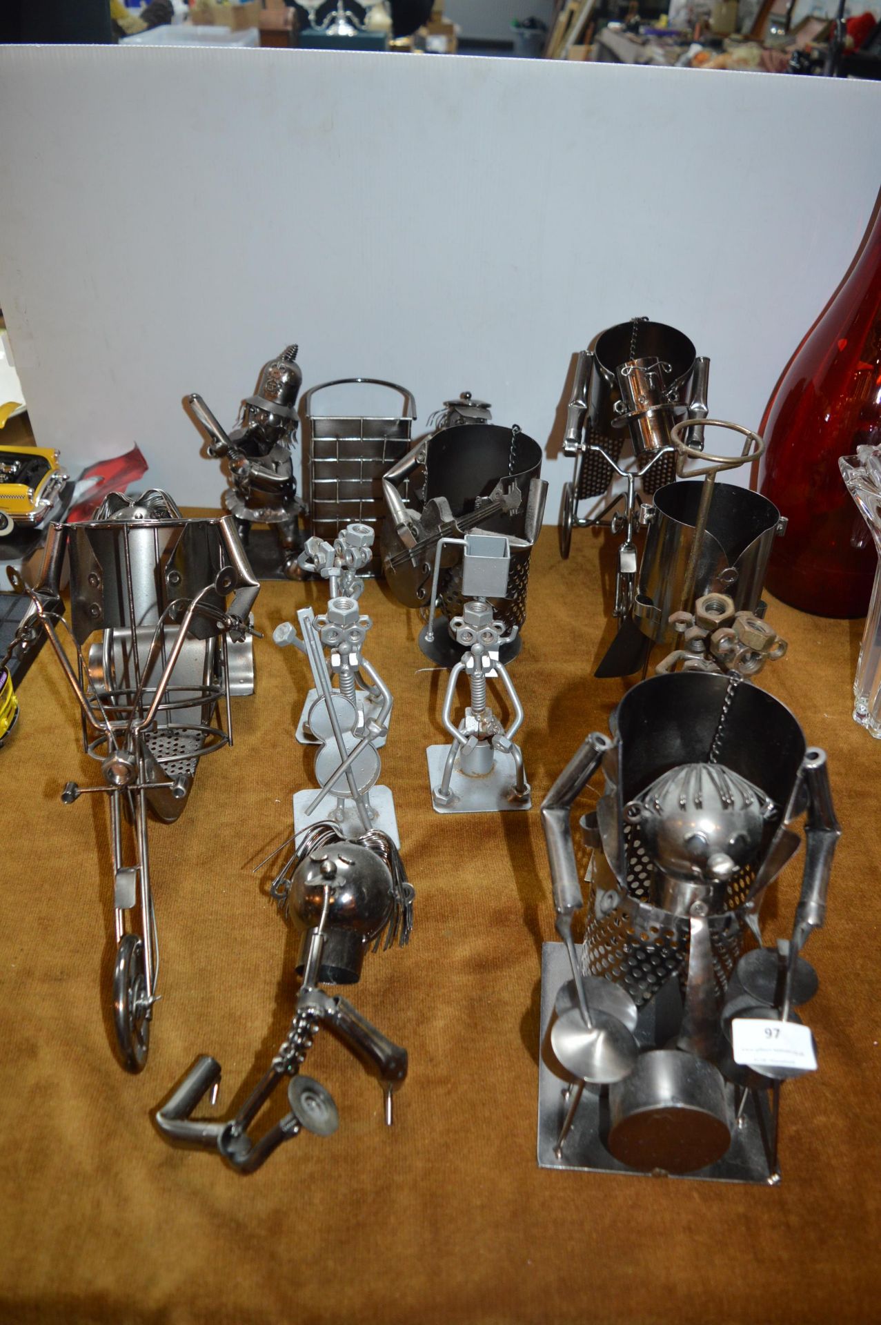 Metal Ornaments; Motorbikes, Musicians, etc.