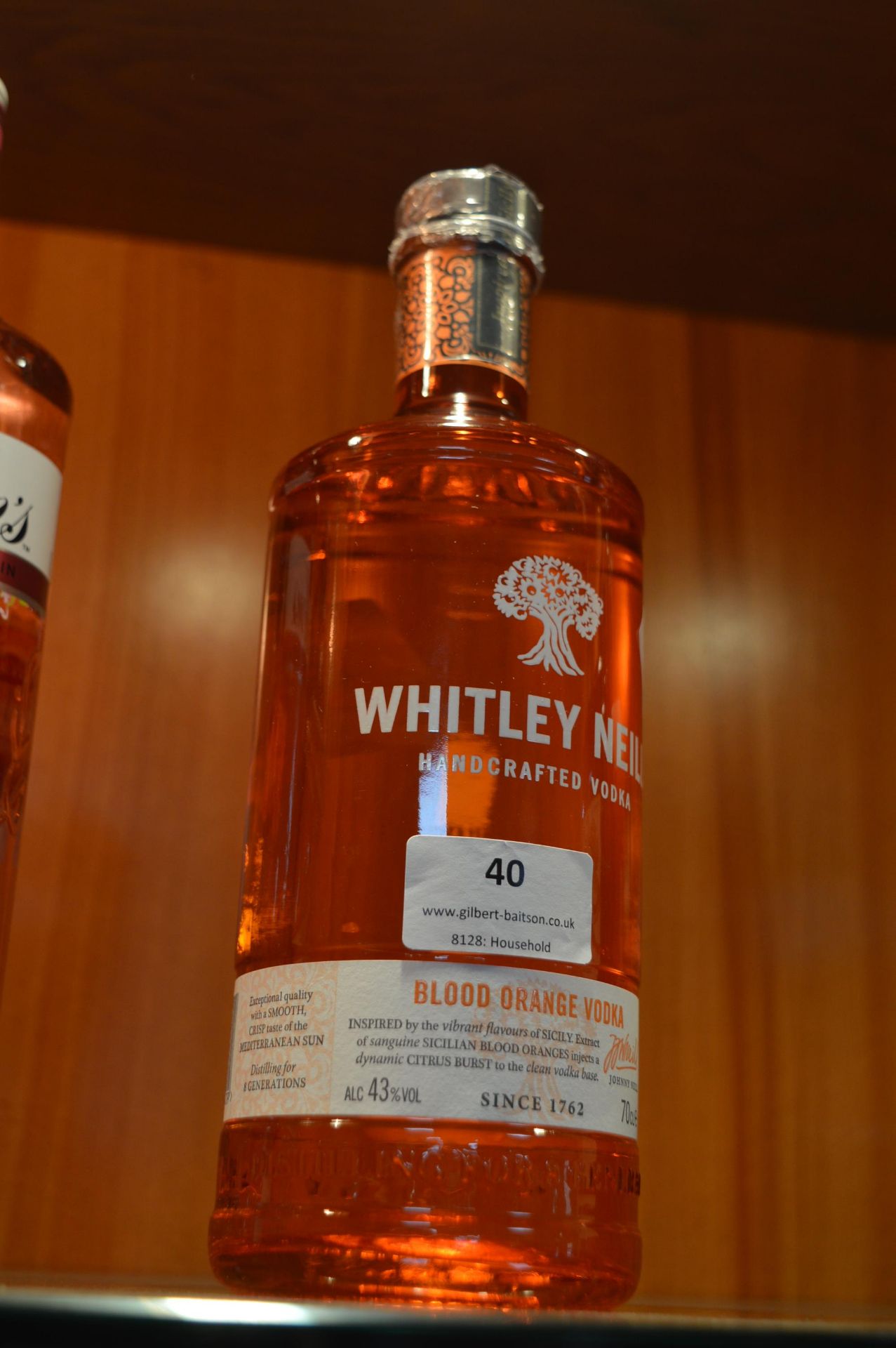 Whitley Neill Blood Orange Vodka 70cl