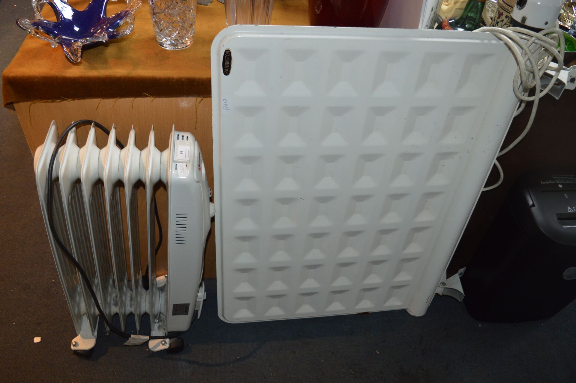 Two Electric Oil Filled Radiators