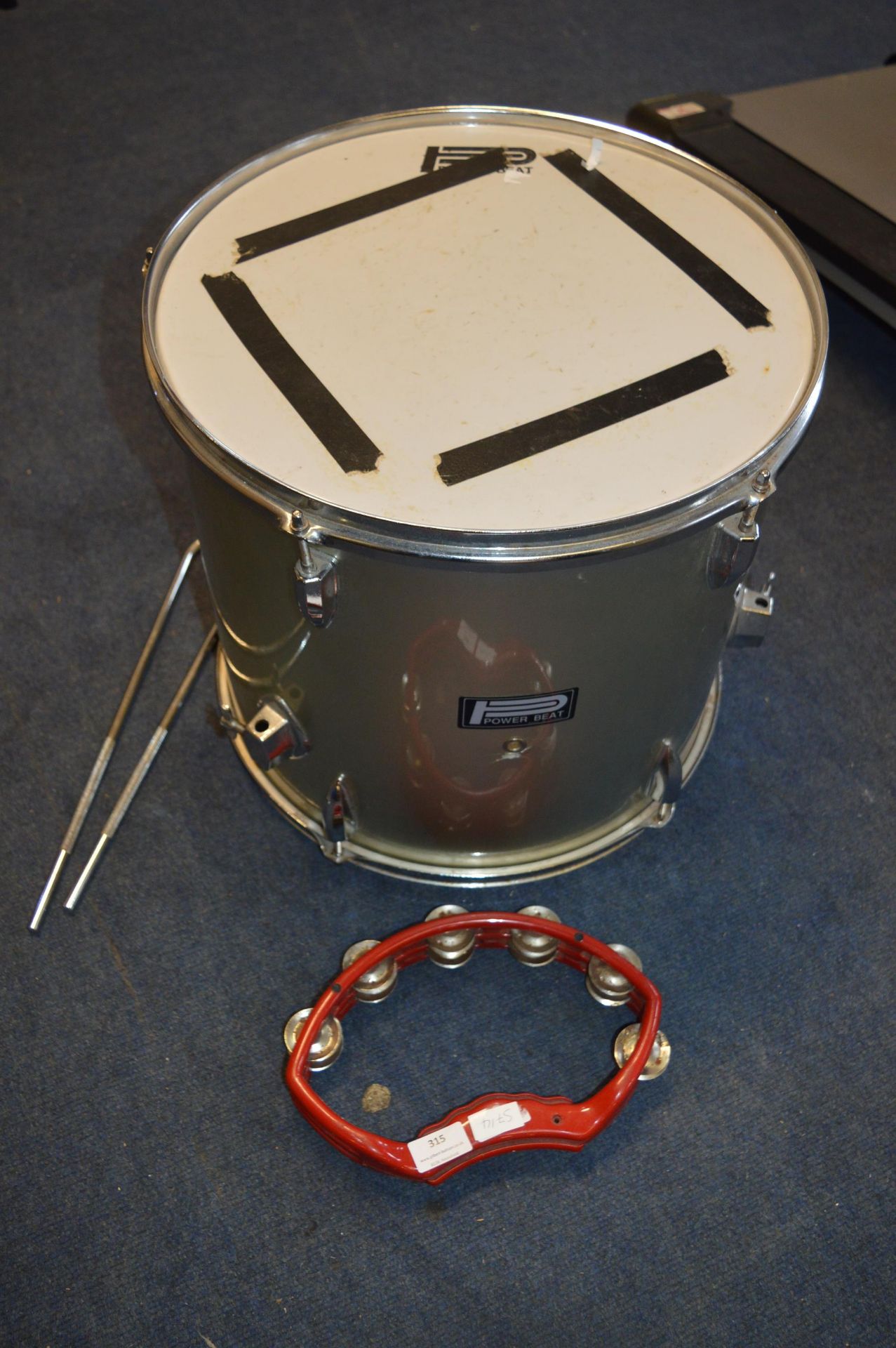 Powerbeat Drum and a Tambourine